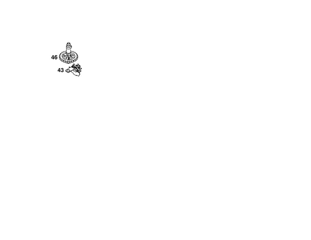 Camshaft Diagram and Parts List for 120600-120699 0100-0110-0111 Briggs and Stratton Engine